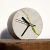 Custom Engraved Optic Crystal Semi Circular Clock 4.5″ tall Desk Clock Award Father’s Day Valentine’s Personalized Free