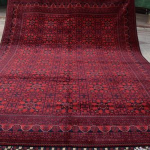 Large Afghan rugs, Custom Size, High Quality Handmade Afghan large Red Area rug, Turkmen Tribal Rug, Living room,Afghan rug, Living room rug