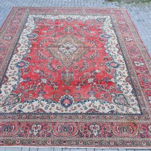 Turkish Rug, Vintage Rug,  Oversize Carpet, Oushak Rug, 132×170 inches Red Carpet, Turkey Wholesale Carpet, Handmade Home Decor Rugs,  217