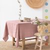Toile tablecloth, Blue toile table linen, Festive French toile linen, Toile De Jouy table linen, festive dining