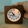 Custom Photo Desk Clock, Personalized Concrete Table Clock Gift, Office Gift For Her, Handmade Tabletop Clock for Home Decor, Gift for Mom