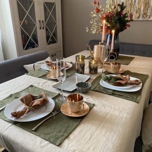 70 colors linen tablecloth Round rectangle square Rustic table cloth Stonewashed linen Sustainable gift Custom size