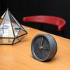 Handmade Wood and Epoxy Resin Desk Clock – Modern Table Clock, Unique Housewarming Gift, Office Decor, Father’s Day Gift, Minimalist Clock