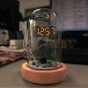 Vintage Rare 80s Post Modern White Time Square Desk Clock