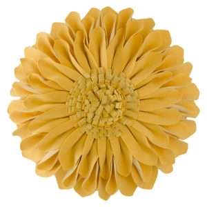 3D Sunflower Decorative Throw Pillows with Insert / Flower Accent Pillow /Velvet throw pillow home decor gift for Couch Bed Bedroom Sofa