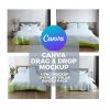 Washed Cotton Bedding Set – Soft, Breathable, Wrinkle-Free, 100% Natural Cotton, Eco-Friendly and Durable, Duvet cover with pillowcases