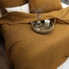 Soft Blue Ruffled Bedding Set – Elegant Cotton Duvet Cover & Pillowcases, Flat or Fitted sheet. Full, Double, Queen, King, Custom Size