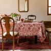 Raw linen tablecloth, vintage looking linen tablecloth, stonewashed farmhouse heavy weight rustic coarse texture linen fabric tablecloth