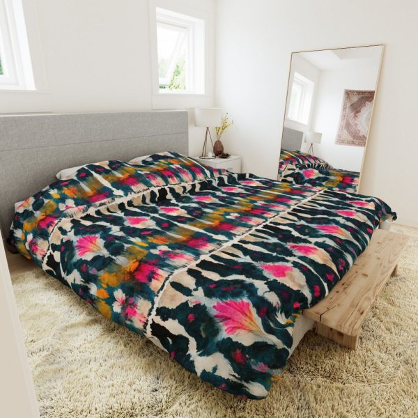 IKAT Boho Watercolor Indigo Bedding | Duvet Cover | King, Queen,Twin XL – Margaret