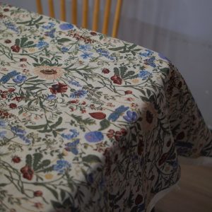 Cotton and linen tablecloth,Tassels tablecloth,Custom tablecloth,Housewarming gift,Rectangle tablecloth,Round tablecloth,Oval tablecloth