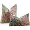 Thibaut Peony Garden Pillow Cover in Blush, Throw Cushion,Decorative Pillows, Living Room, Bedroom, Floral Pillow