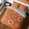 Magnolia Lace 7-Piece Bedding Set With Summer Blanket, Double Size, Cotton Satin Duvet Cover, Elegant Embroidered Quilt, Bridal Gift, Luxury