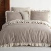 Duvet Cover, Floral Set, 3-Piece 100% Cotton Bedding Set with Zipper, Pink Botanical Design, Soft & Breathable – Queen/King Sizes