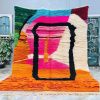 Wonderful Morrocan Rug, Colorful Berber Carpet, Sheep Wool Rug, Moroccan Area Rug, Authentic Wool Rug, Handmade Rug, Tapis Marocain