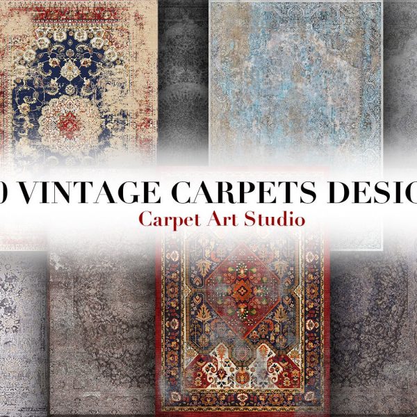 Vintage Rug / Instant Download / Ready For Print / Digital Paper / Rug Digital Paper / 20 Different Carpet Images / Vintage Carpet