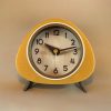 Antique French Mantel Clock Desk Clock Brass Old Clock