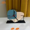 Vintage Retro Orange Desk Calendar, Desk Calendar, Desk Clock, Alarm Clock, Bedside Clock, Gift, Retro Clock, Retro Calendar. Gift