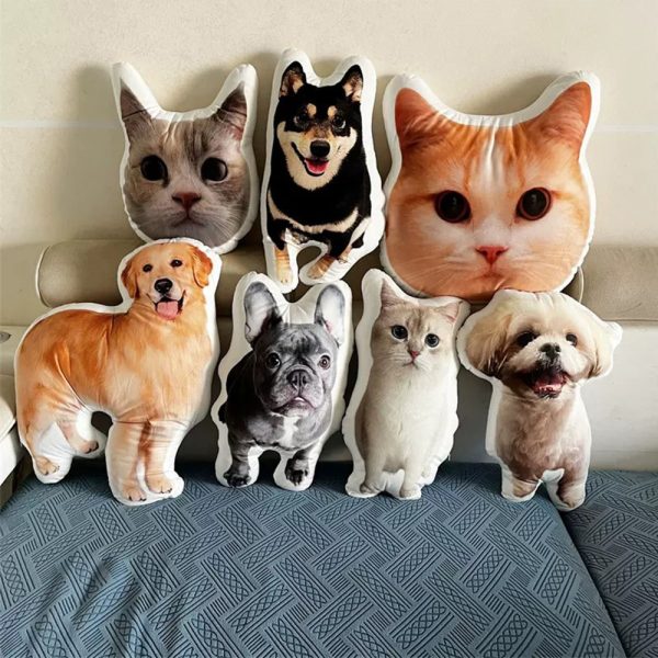 Custom Pet Pillow,Personalized Pillow,Custom Shaped Pillow,Personalized 3D Pet Pillow,Dog Pillow,Cat Pillow,Pet Memorial Gift,Pet Lover Gift
