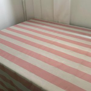 Cotton tablecloth/Green tablecloth/Custom tablecloth/Stripe tablecloth/Rectangle tablecloth/Printed tablecloth/Housewarming gift/Decor