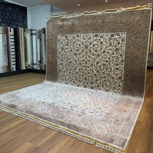 Handmade Silk Rug, Palace Silk Rug, Hand Knottted Pure Naturel Hereke Silk Rug, 9×11 Area Rug, Unique Silk Rug, Oversize Silk Rug, Pure Silk