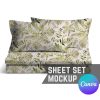 Fall Skeleton Bedding Set, Spooky Macabre Floral Duvet Cover & Pillowcase w/ Moody Maximalist Vibes, Dark Gothic Autumn Home Bedroom Decor