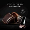 Compact Phone Stand – Leather Craft PDF Pattern Download with Video Tutorial