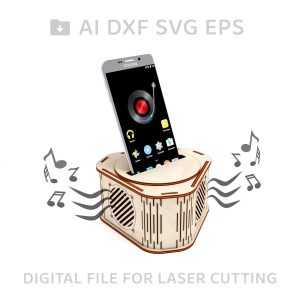181-Phone holder vector for CNC svg vector file, vector cut file, digital vector art, cnc, cnc file, cnc pattern, cnc cut, laser cut – L181