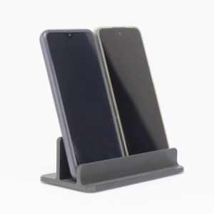 Dual Phone Holder – 3D Printable Phone Stand Two phones Stand – Phone Holder STL