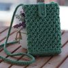 Crochet Pattern, Phone Pouch, Crochet Tutorial- Star Stitch, PDF and Video Tutorials