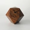 Cherry, Mid Century Modern Desk and Table Clock | Unique Decor for Home, Office, Bookshelf, Bedside, Gift