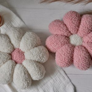 Cute Flower Shaped Pillow | Pillow Nursery Decor | Plush Flower Throw Pillow | Mix 23 Colors | Decorative Pillow | Plush Soft Flower Pillow