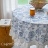 Tablecloth Mockup | Table Cover | Digital Tablecloth Template | Dining Room Textile Mockup | Photoshop Kitchen Tablecloth Mockup