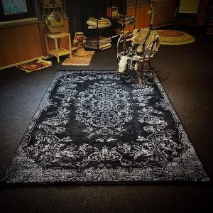 Handwoven Vintage Inspired Gothic Style Rug, Non-Slip Backing, Soft Texture, Machine Washable, Custom Size, Easy to Clean Decorative Rug