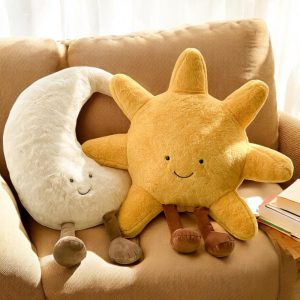 Moon pillow, sun pillow, decorative pillow,pillow for children’s room, gift for children,room design, pillows for children,Plush Moon