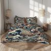 Organic Washed Cotton Bedding Set – Duvet Cover, Pillowcases & Sheet – Soft, Eco-Friendly , Custom Sizes (King, Queen, Twin)