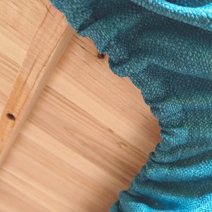 Custom Linen Textured Stain Resistant Fitted Tablecloth, Spill-Proof & Scratch-Resistant, Table Cover with Elastic
