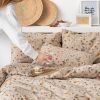 Christmas dark olive linen bedding set 1 Duvet cover and 2 Pillowcases Olive softened linen bedding Comforter cover set Quilt cover set
