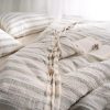 Magnolia Lace 7-Piece Bedding Set With Summer Blanket, Double Size, Cotton Satin Duvet Cover, Elegant Embroidered Quilt, Bridal Gift, Luxury