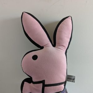 Playboy Light Pink Original Bunny Shaped Pillow look all photos