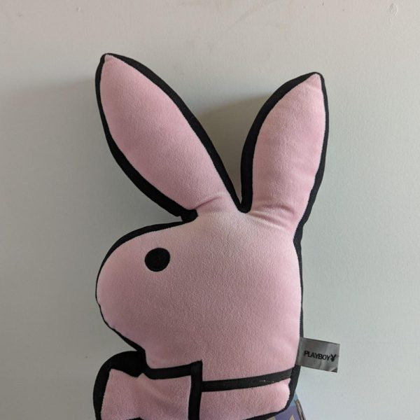 Playboy Light Pink Original Bunny Shaped Pillow look all photos