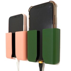Phone organiser wall holder smartphone minimalist charging station