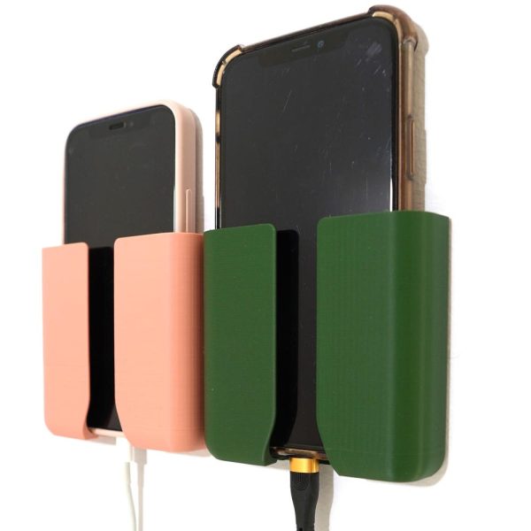 Phone organiser wall holder smartphone minimalist charging station