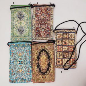 Boho Purse,Coin Bags / Ottoman Rug Design Zippered Purse /Storage Ethnic Bohemian