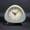 Metal Classic Desk Clock, Tabletop Clock with Numbers, Unique Design Home Office Clock, Silent Bedroom Clock, Gift for Office, Business Gift