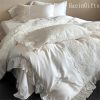 Linen Cinnamon & Sandalwood Linen duvet / dual color duvet cover with 4 pillow shames / tobacco duvet cover/ boho duvet cover Christmas Gift