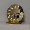 Antique Waltham Brass Desk Clock 8 Day Steeplechase Course & Horse – 1920s