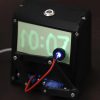 Desk Clock 10 Inches with Real Moving Gear convertible into Wall clock (Hybrid) Vintage Black