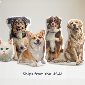 Custom Pet Pillow Using Pet Photo  Custom Shaped Cat Dog Pillow New Launch Sale Personalized Shaped Pillow Custom 3D Shape Pet Pillow Gift