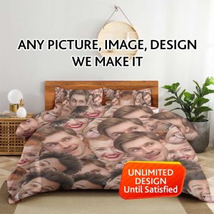 Custom Bedding set personalized your Photo bedding set Create Your Own Bedding Custom Bedding 3pcs set custom Duvet Cover and Pillow Cases