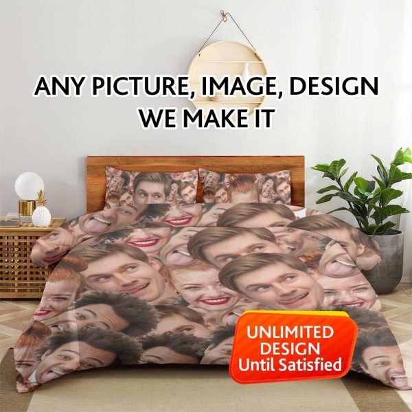 Custom Bedding set personalized your Photo bedding set Create Your Own Bedding Custom Bedding 3pcs set custom Duvet Cover and Pillow Cases